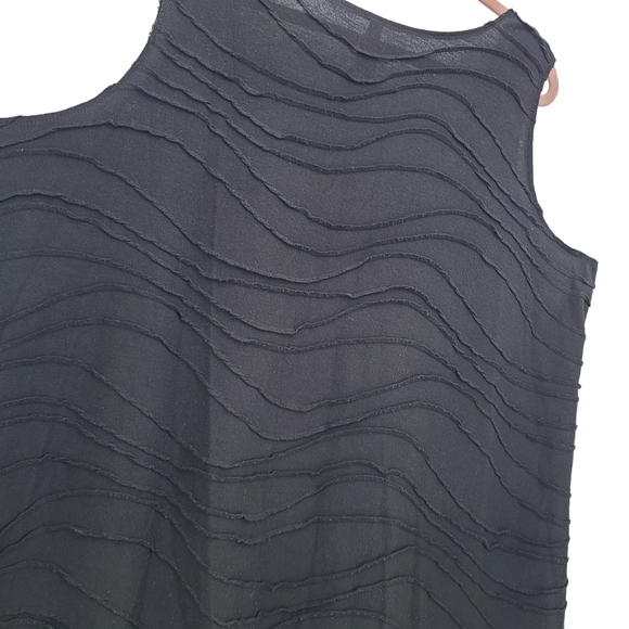 3X - Penningtons | Sequin Wave Detail Sleeveless Blouse - Picture 5 of 7